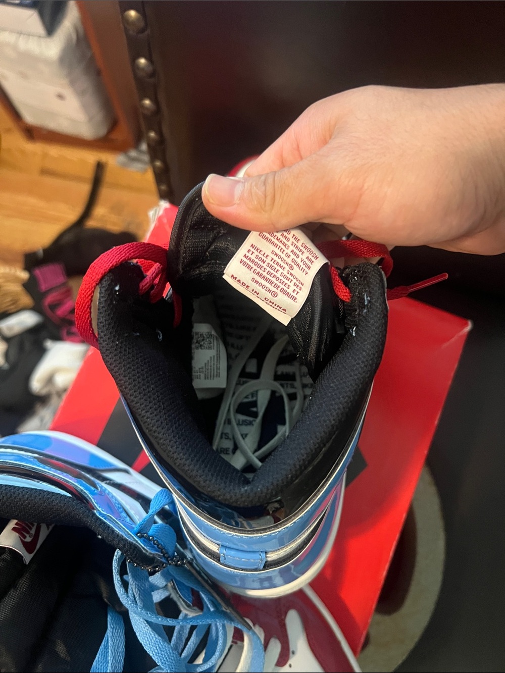 Size 9.5 Jordan 1 Retro OG High Fearless No Box - Picture 8 of 9